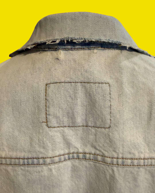 Upcycled Denim Jacket Stonewashed